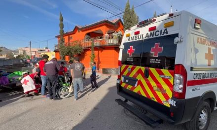 Menores resultan heridos en accidente en Saltillo
