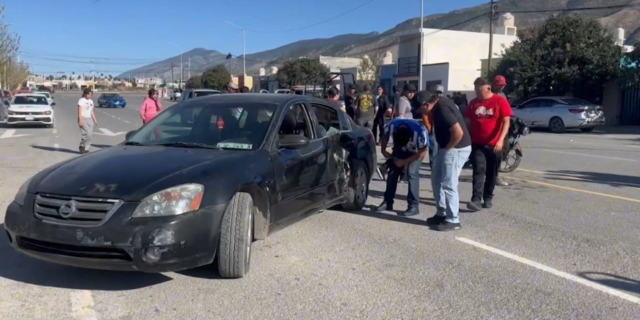 Motociclista grave tras accidente en Saltillo