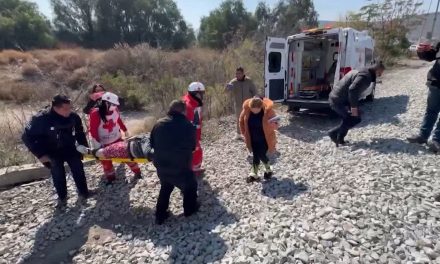 Fallece mujer embarazada tras ser embestida por tren en la colonia La Minita