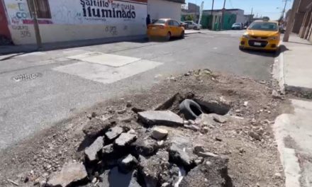 Obra inconclusa genera malos olores en Saltillo