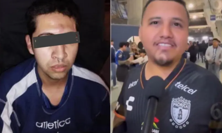 Detienen a fanático de Monterrey que agredió a aficionado de Pachuca