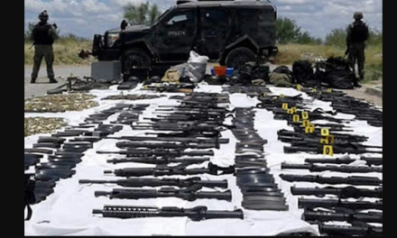 Informe revela que solo el 8.6% de las armas Ilegales en México son aseguradas