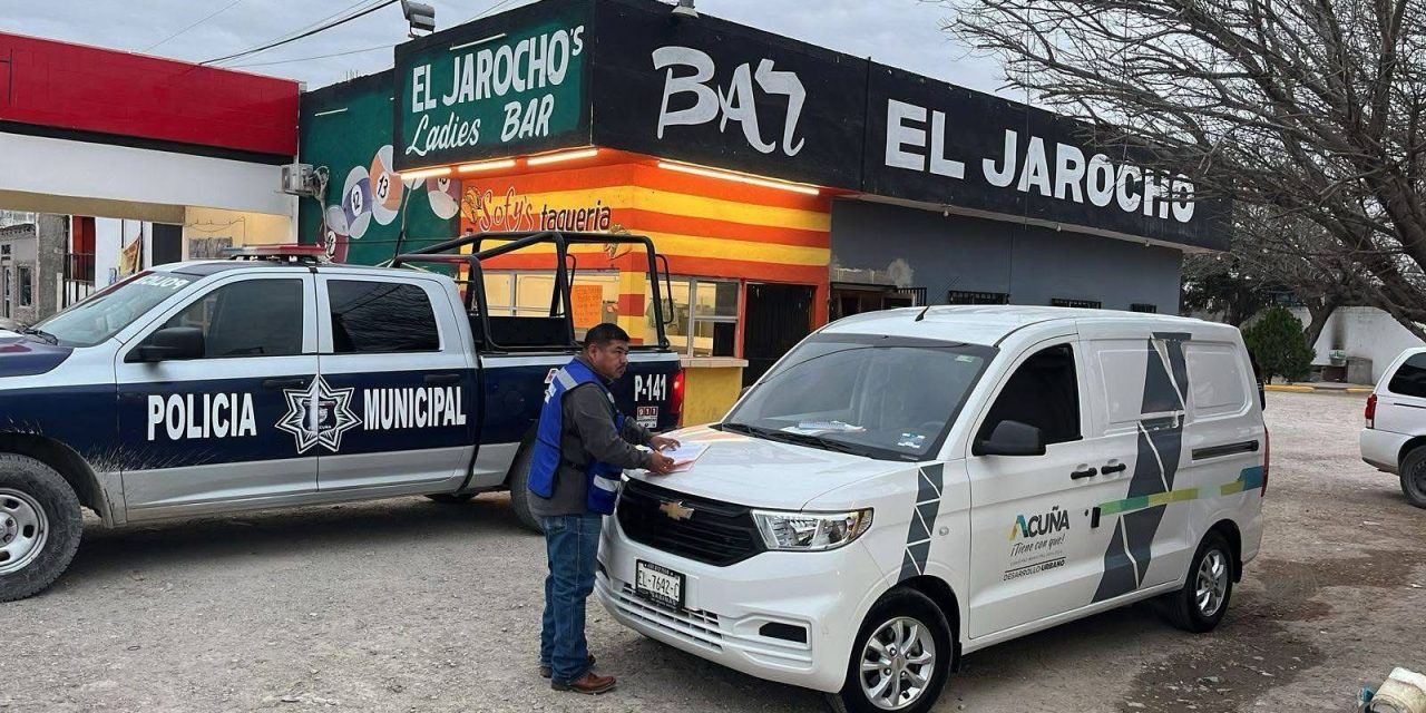 Verifican documentos en bares y cantinas de Acuña
