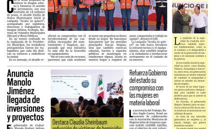 Portada RCG Fronteriza [26 de febrero de 2025] Arranca la campaña ‘Acuña ¡te quiero!’; instalan Consejo Municipal de Salud y más…