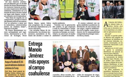 Portada RCG Fronteriza [28 de febrero de 2025] Menores de Acuña se convierten en inspectores del medio ambiente; presenta CILA proyecto para mejorar la Presa de la Amistad y más…