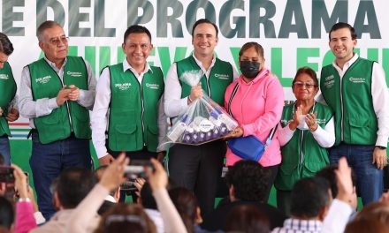 Inicia Manolo Jiménez Programa Alimentario de Huevo y Leche en Matamoros