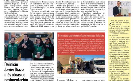 Portada RCG Media [22 de febrero de 2025] Ofrece Programa de Salud Popular abasto de medicamentos; solicita municipio un hospital de especialidades para Ramos Arizpe y más…