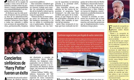 Portada RCG Media [23 de febrero de 2025] Atención a la ciudadanía es fundamental: Javier Díaz; Refrenda Tomás Gutiérrez compromiso con los deportistas y más…