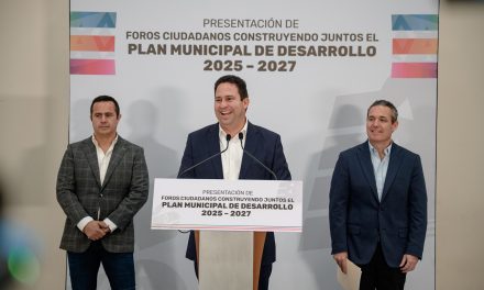 Da a conocer Javier Díaz los foros para el Plan Municipal de Desarrollo