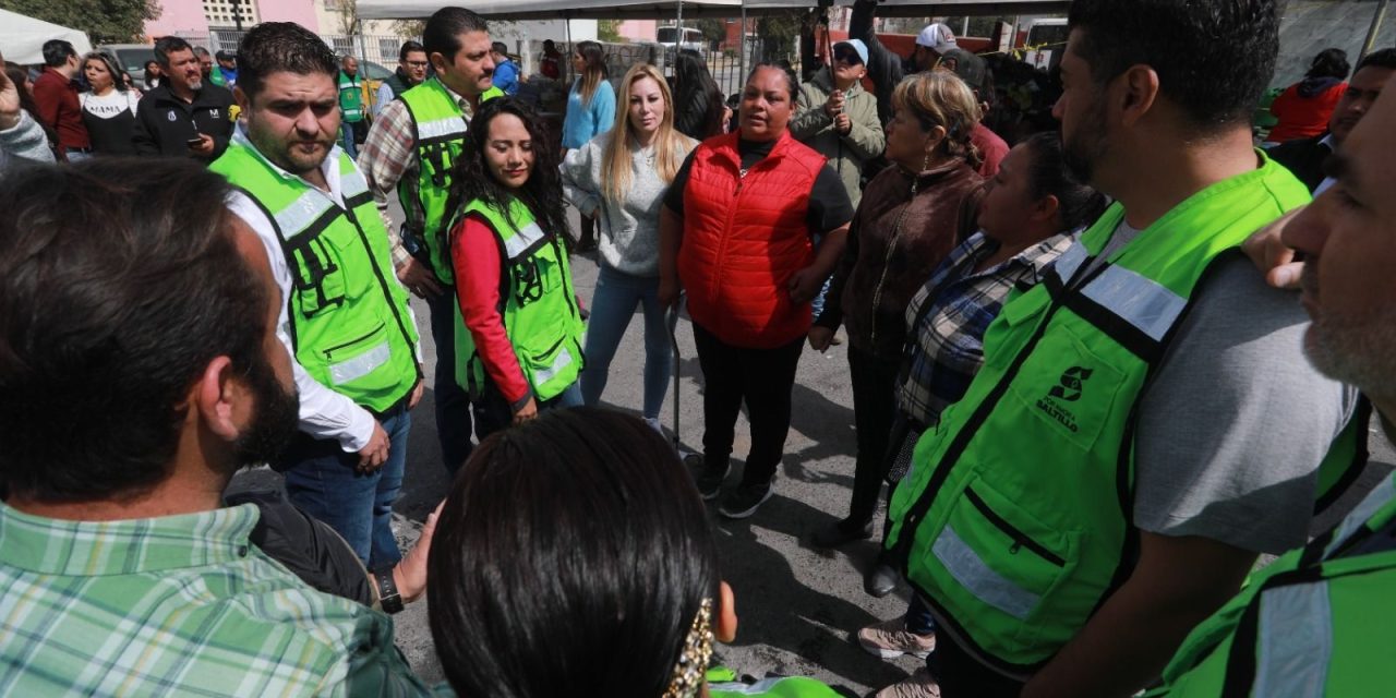 Continúa apoyo del Gobierno de Saltillo a damnificados por incendio