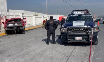 Accidente en el Libramiento Flores Tapia deja un muerto y tres lesionados
