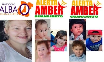 Buscan a madre estadounidense y sus seis hijos desaparecidos en Guanajuato