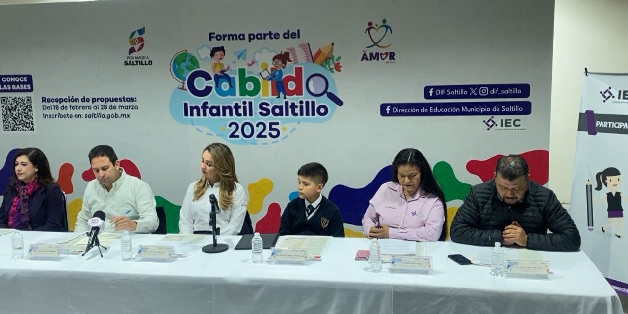 Anuncian el cabildo infantil edición 2025