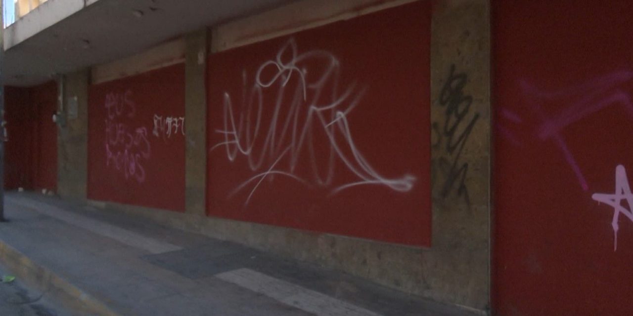 Aparece más grafiti en el centro de Saltillo