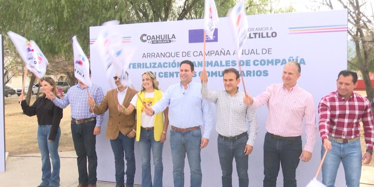 Arranca campaña anual de esterilización en Saltillo