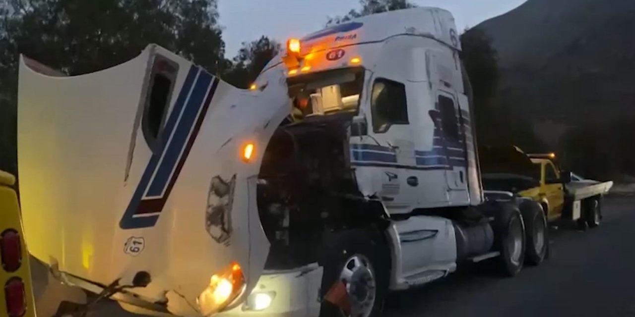 Caos vial en la carretera 57