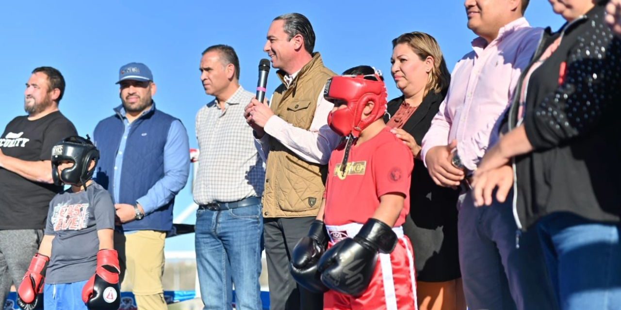 Gobierno de Acuña promueve el boxeo en las colonias