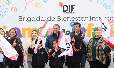 Lleva DIF Acuña brigada a escuela primaria