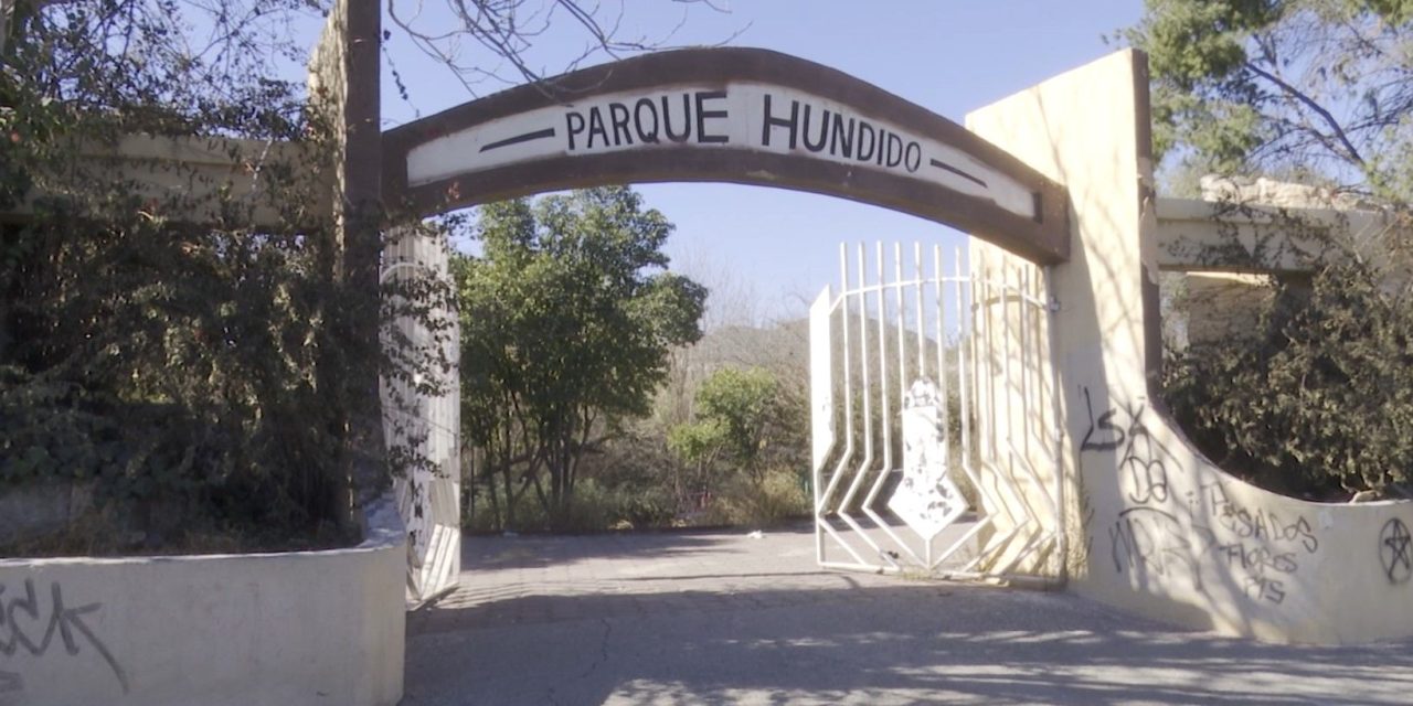 En completo abandono se encuentran las instalaciones del Parque Hundido