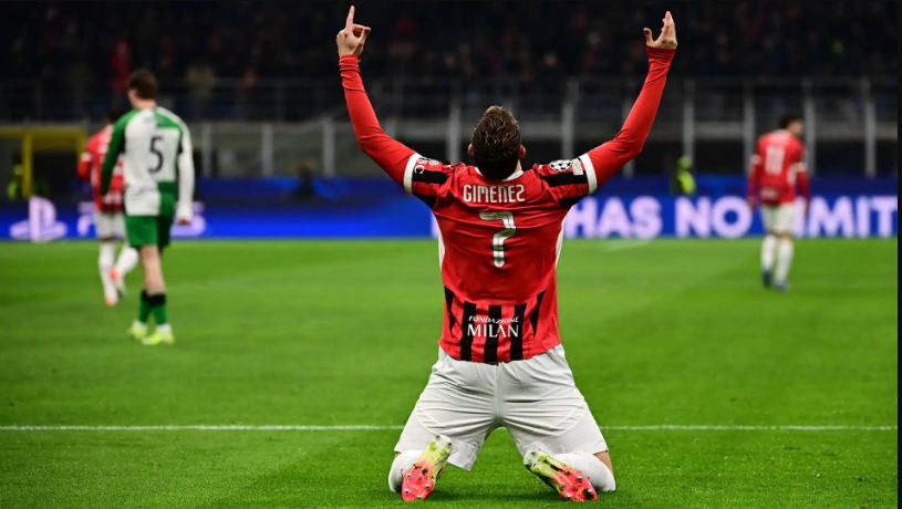 Santiago Giménez se gana nuevo apodo tras gol relámpago con el Milan