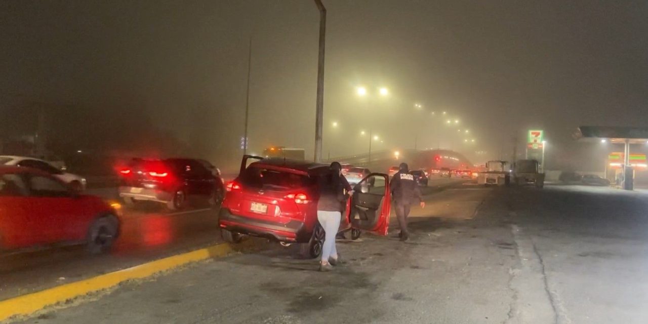 La neblina ocasionó un accidente en Saltillo
