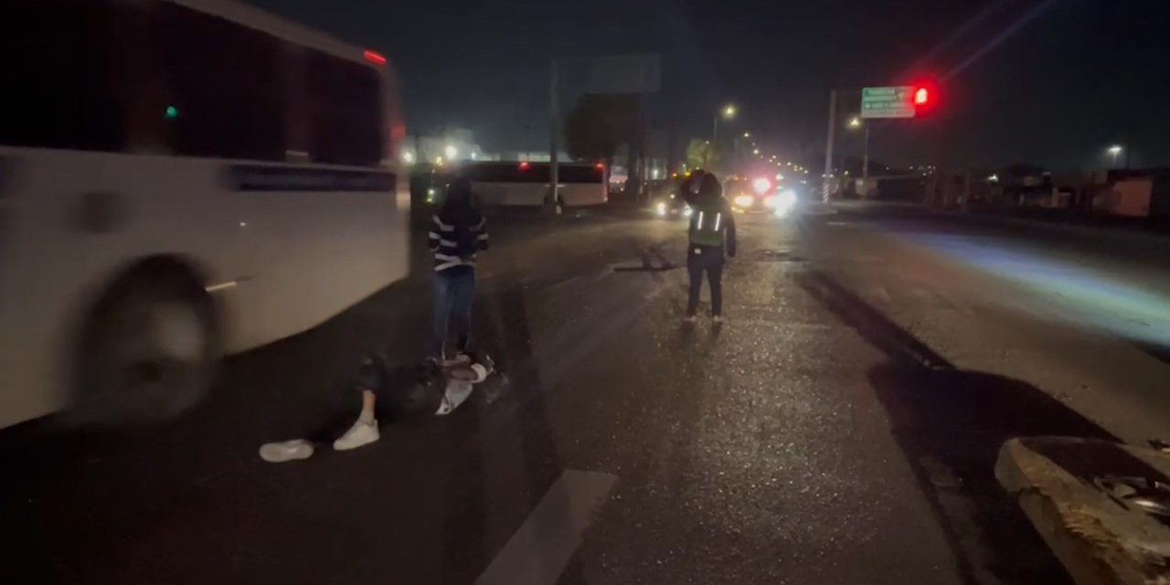 Motociclista se accidenta en Saltillo