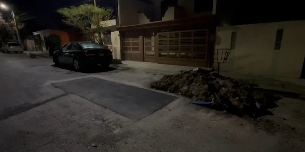 Repararon la fuga de agua reportada en Saltillo