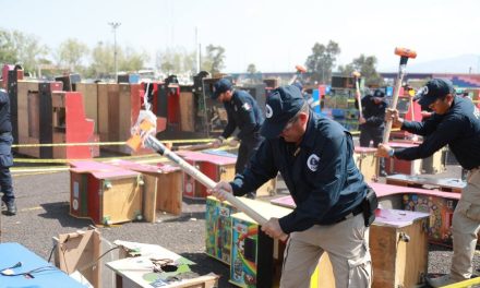 Decomisan y destruyen 780 máquinas tragamonedas en Michoacán