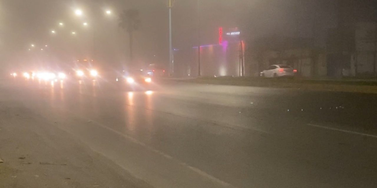 Una densa neblina cubrió Saltillo y Ramos Arizpe la mañana de este lunes