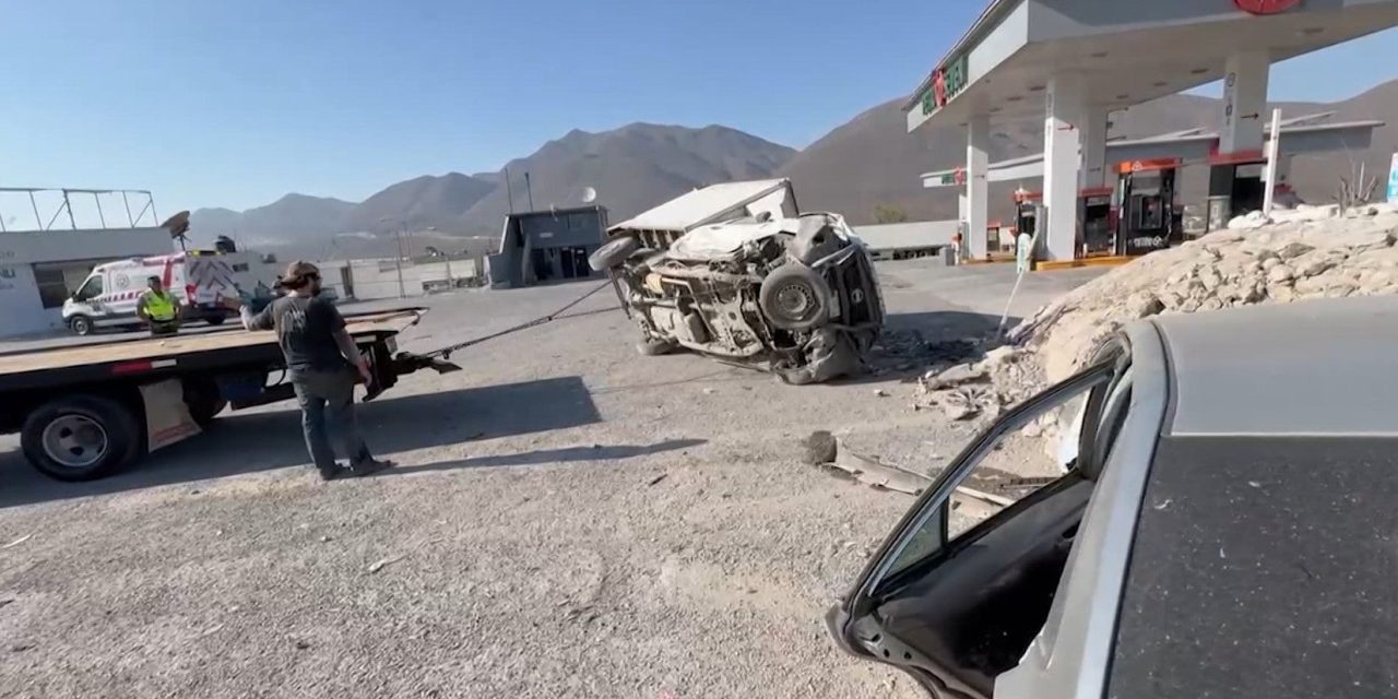 Se registra volcadura en la Saltillo – Monterrey