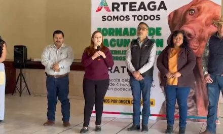 Arranca en Arteaga campaña de vacunación