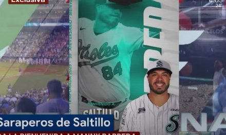 Exclusiva: Saraperos de Saltillo da la bienvenida a Manny Barreda para la nueva temporada