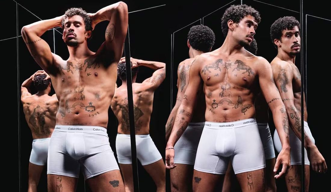 Bad Bunny se desnuda para Calvin Klein