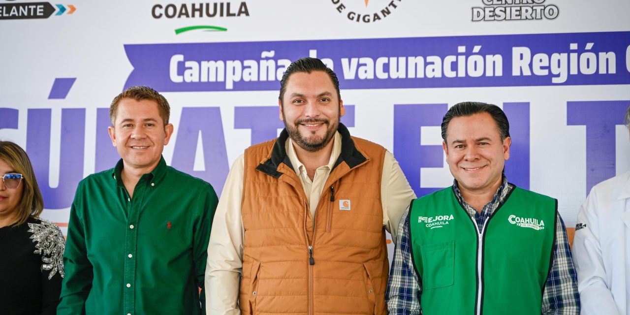 Participa Carlos Villarreal en el inicio del programa ‘Vacúnate en tu Escuela’