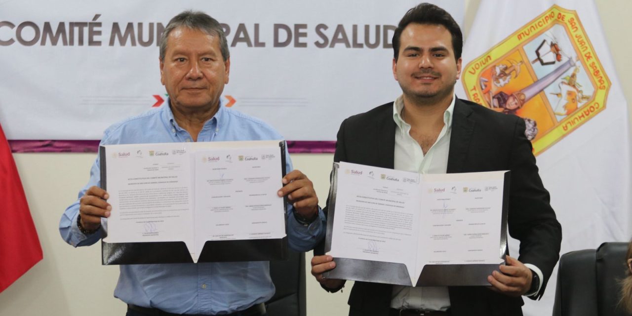 Instalan Comité Municipal de Salud en San Juan de Sabinas