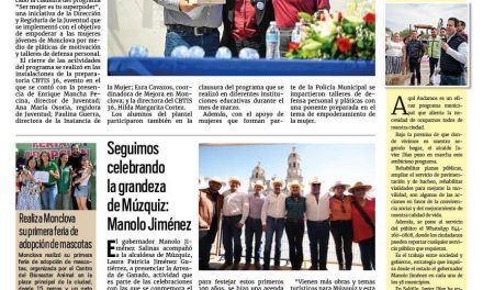 Portada RCG Centro [16 de marzo de 2025] Impulsa Carlos Villarreal el empoderamiento de las mujeres; Simas garantiza abasto de agua para la temporada de calor y más…