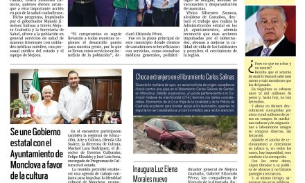 Portada RCG Centro [20 de marzo de 2025] Llega la caravana ‘Mejora en tu Salud’ a Castaños; se une Gobierno estatal con el Ayuntamiento de Monclova a favor de la cultura y más…