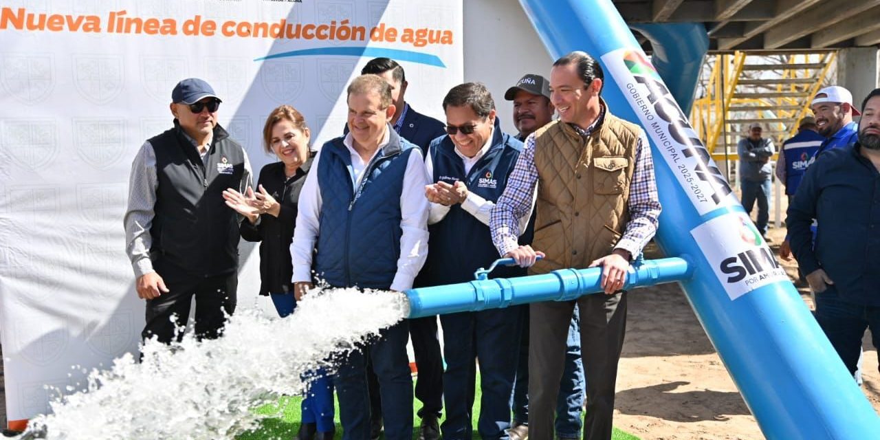 Invierte Acuña en infraestructura para garantizar suministro de agua