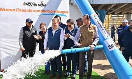 Invierte Acuña en infraestructura para garantizar suministro de agua