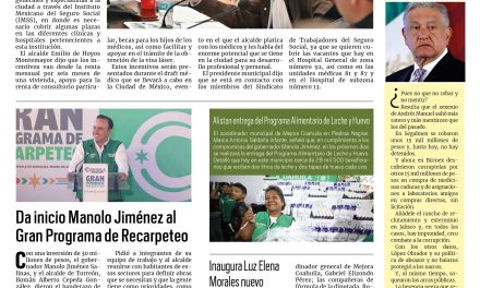 Portada RCG Fronteriza [20 de marzo de 2025] Cabildo de Acuña aprueba incentivos para el draft médico; fomentan hábitos saludables en alumnos de primaria y más…