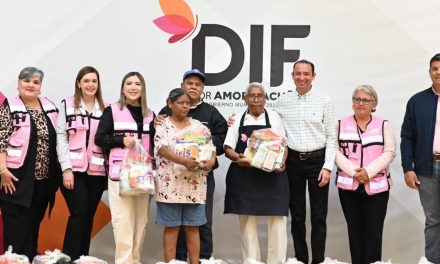 Entrega DIF Acuña 400 apoyos alimentarios
