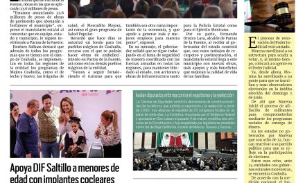 Portada RCG Media [12 de marzo de 2025] Fortalece Coahuila la infraestructura de los pueblos mágicos; apoya DIF Saltillo a menores de edad con implantes cocleares y más…
