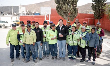 Realiza Javier Díaz supervisión de brigadas de limpieza y mantenimiento