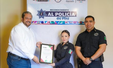 Reconocen a Policía del Mes en Ramos Arizpe