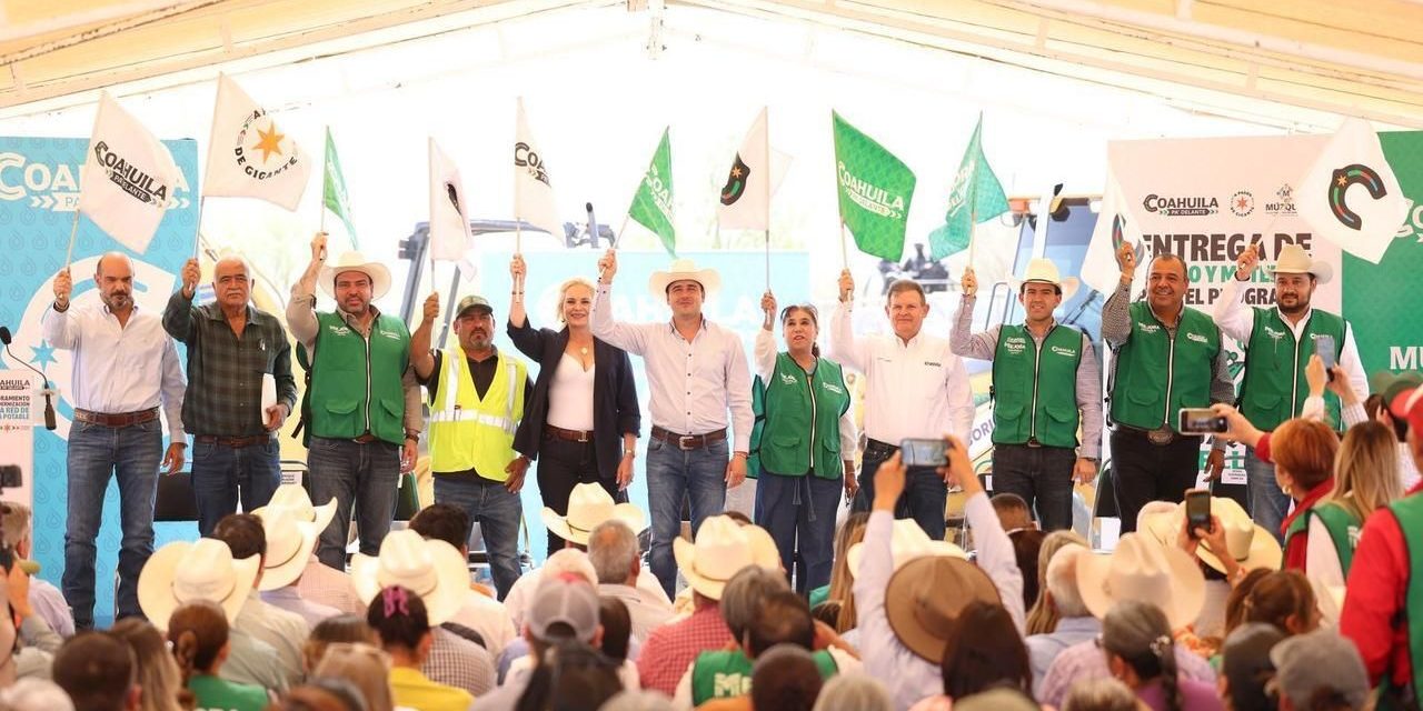 Arranca Manolo Jiménez los festejos del centenario de Múzquiz con obras