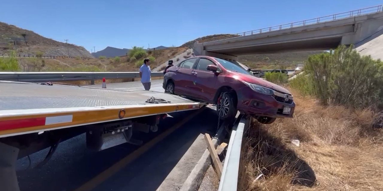 Accidente en el Libramiento Norponiente deja solamente daños materiales