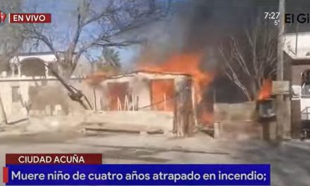 Tragedia en Acuña: Muere niño de 4 años atrapado en un incendio