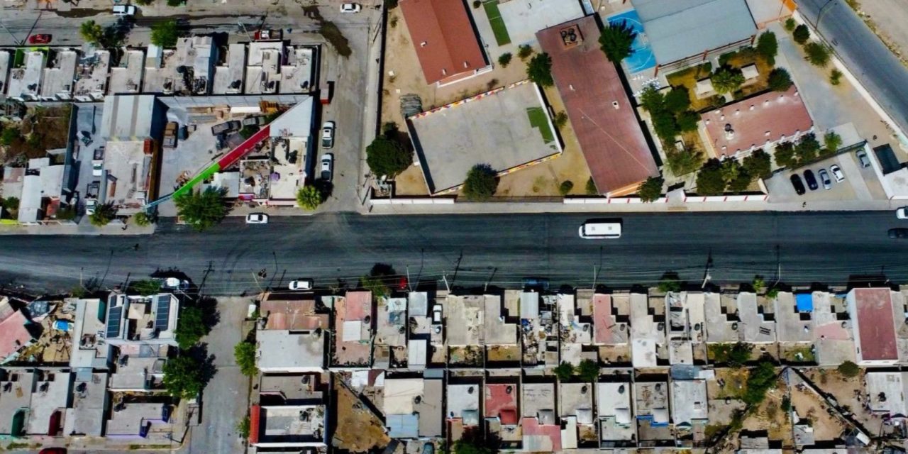 Concluye recarpeteo en calle Federalismo en Ramos Arizpe