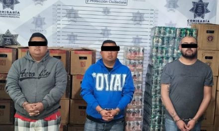 Detiene GRS a tres por venta clandestina de cerveza en Saltillo
