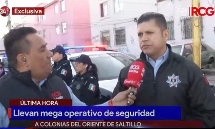 Llega mega operativo de seguridad en la colonia Herradura de Saltillo